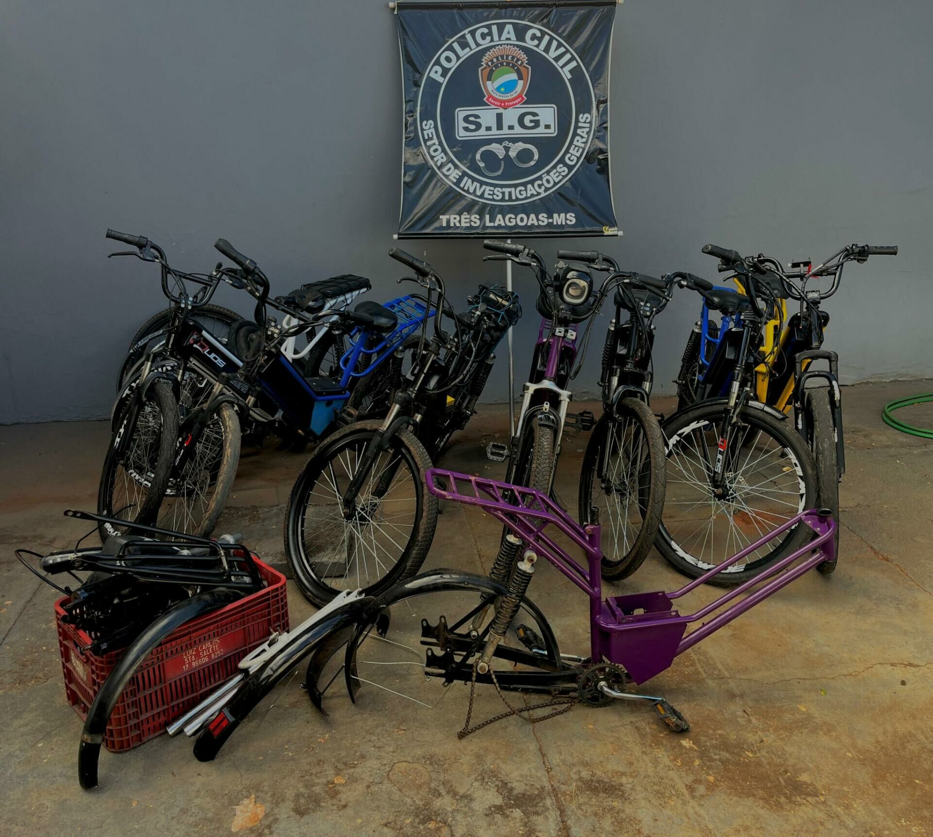 Imagem de compartilhamento para o artigo Grupo de 8 adolescentes são apreendidos por série de roubos de bicicletas elétricas, em Três Lagoas da MS Todo dia